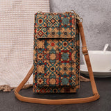 Natalia — Boho květinový ramenní kabelka
