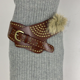 Viorela – Retro Belt with Studs