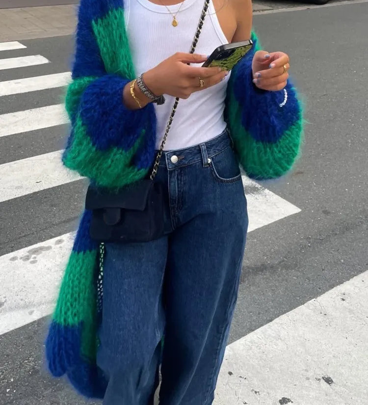 Elisa | Oversized dlouhý kardigan